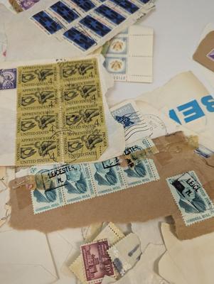 Vintage American Stamp Collection Some Are Post Marked #6