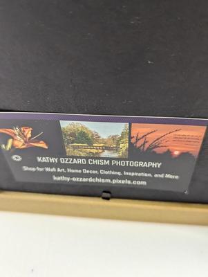 "Church & Moon" Signed Kathy Ozzard Chism Photography Wall Art 12 1/2" x 10"