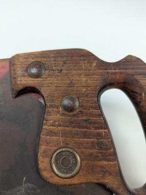 Signed Hand Painted Saw