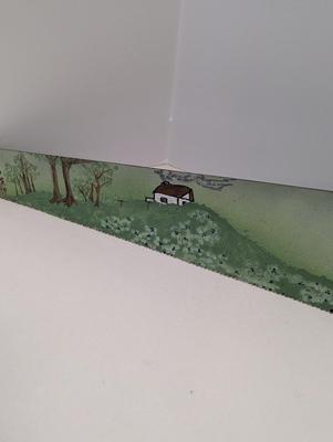 Signed Hand Painted Saw