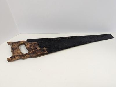 Signed Hand Painted Saw