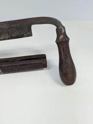 Primitive Antique Timber Framing Draw Knife