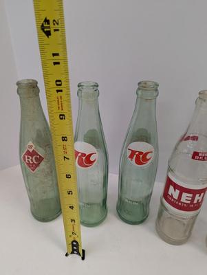 Vintage RC & Nehi Soda Bottles