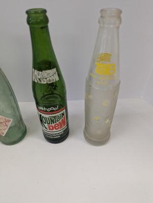 Vintage Fanta Mountain Dew Sprite Soda Bottles