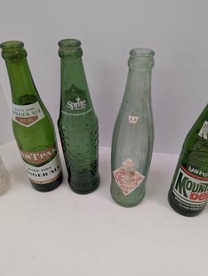 Vintage Fanta Mountain Dew Sprite Soda Bottles
