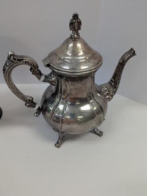 Antique Silver-plated Tea/Coffee Pots & Warmer