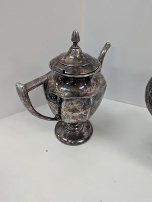 Antique Silver-plated Tea/Coffee Pots & Warmer