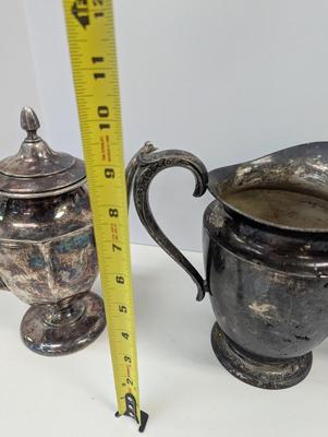 Antique Silver-plated Tea/Coffee Pots & Warmer