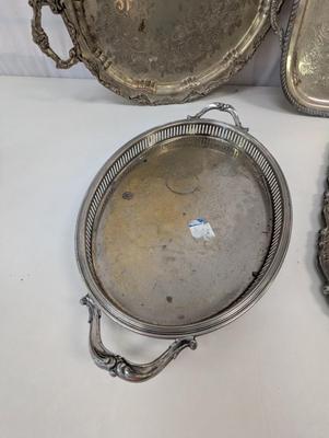 Silver-plated Serving Platters