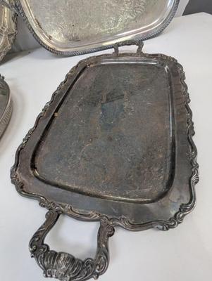 Silver-plated Serving Platters
