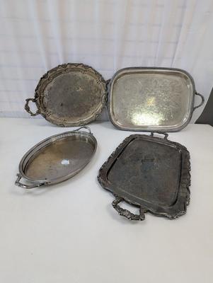 Silver-plated Serving Platters