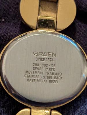 Costume Jewelry Necklaces Earrings Lockets & Gruen Quartz Watch #30