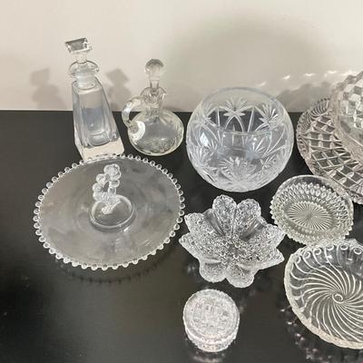 836 Lot of Vintage Pressed Glass