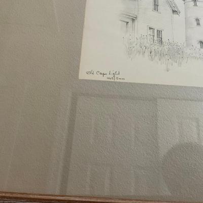845 Singed #465/500 Print Old Cape Light By Consuela Hanks