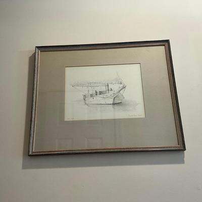 846 Old Drifter Signed Print By Consuela Hanks