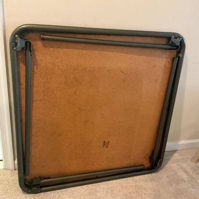 850 Vintage Green Folding Card Table