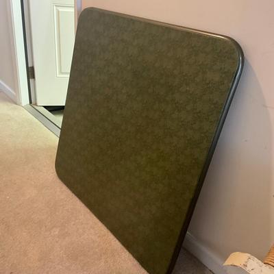850 Vintage Green Folding Card Table