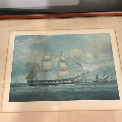857 Ship & Boating Books With Sailing Ship Print "Star Of The East"