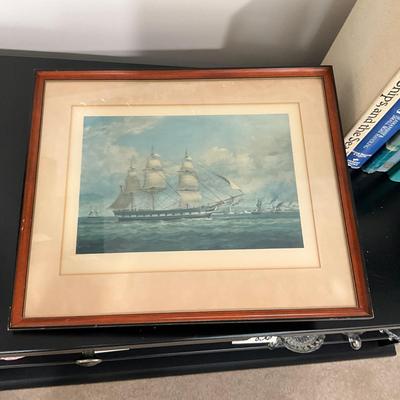 857 Ship & Boating Books With Sailing Ship Print "Star Of The East"