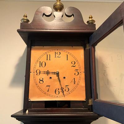 859 Large Ithaca Grandfather Clock