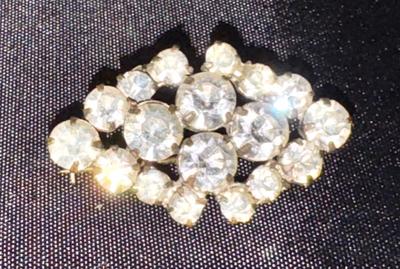 Vintage Brooch with Austrian Rhinestones