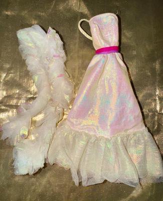 Superstar Barbie Crystal Dress and Boa