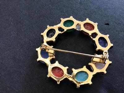 Vintage Scarab Brooch