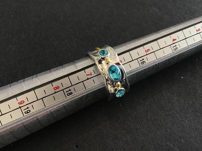 Silver Stone Fashion Ring