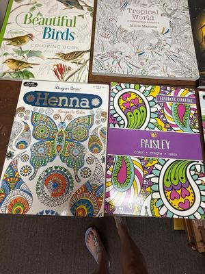 Sale Photo Thumbnail #367: Most of these are in good condition, but about a quarter of the pages have been colored. That still leaves 3/4 of every book to enjoy.