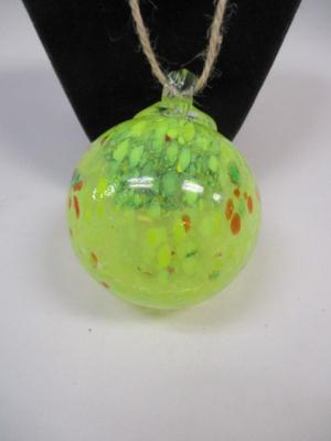 Hand Blown Multi Color Glass Ornament Approx 2 1/2" #5