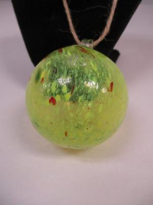 Hand Blown Multi Color Glass Ornament Approx 2 1/2" #11