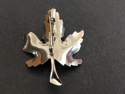 Blue Maple Leaf Pin