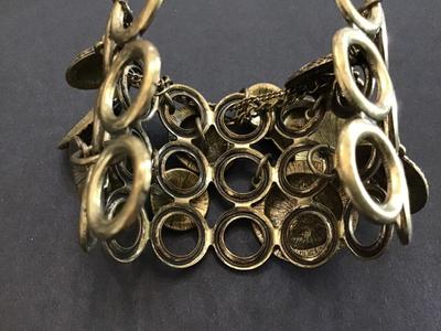 Cuff Bracelet Button Charm