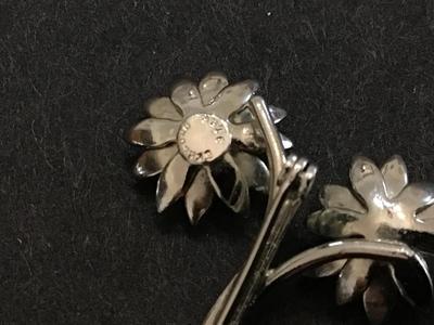 Sterling Vintage Pin Marked