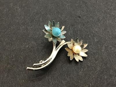 Sterling Vintage Pin Marked