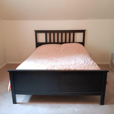 LOT 21: Ikea Hemnes Queen Size Bed Frame
