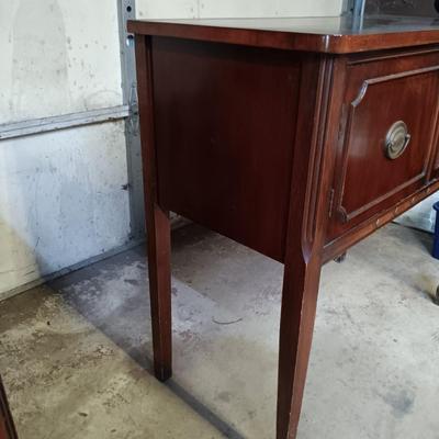 LOT 110: Bernhardt Furniture Co. Sideboard with Vintage Mirror