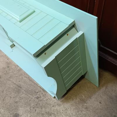 LOT 115: Wood Console Table