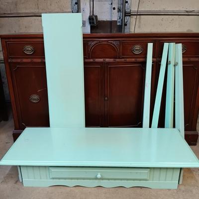 LOT 115: Wood Console Table