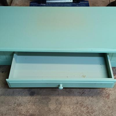 LOT 115: Wood Console Table