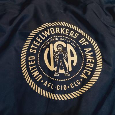 LOT 119: Dockers Suede and Faux Fur Jacket, Tehama Soft Shell Jacket, Boathouse Sports Jacket & USWA Jacket