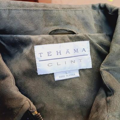 LOT 119: Dockers Suede and Faux Fur Jacket, Tehama Soft Shell Jacket, Boathouse Sports Jacket & USWA Jacket