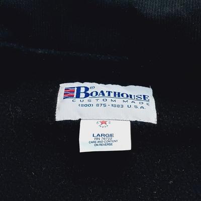 LOT 119: Dockers Suede and Faux Fur Jacket, Tehama Soft Shell Jacket, Boathouse Sports Jacket & USWA Jacket