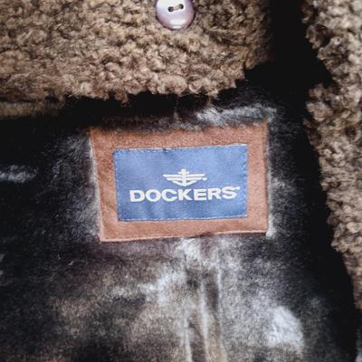 LOT 119: Dockers Suede and Faux Fur Jacket, Tehama Soft Shell Jacket, Boathouse Sports Jacket & USWA Jacket