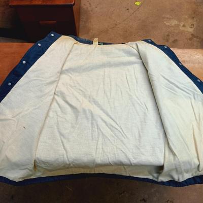 LOT 119: Dockers Suede and Faux Fur Jacket, Tehama Soft Shell Jacket, Boathouse Sports Jacket & USWA Jacket