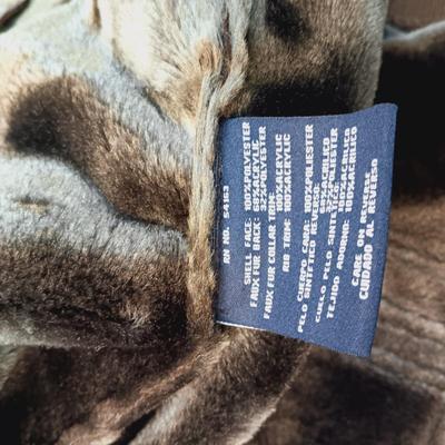 LOT 119: Dockers Suede and Faux Fur Jacket, Tehama Soft Shell Jacket, Boathouse Sports Jacket & USWA Jacket