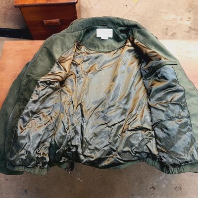 LOT 119: Dockers Suede and Faux Fur Jacket, Tehama Soft Shell Jacket, Boathouse Sports Jacket & USWA Jacket