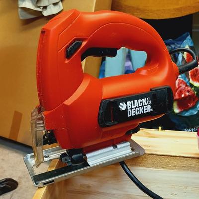 LOT 120: Black&Decker JS500 Jigsaw, Craftsman 1/4 Sheet Sander, Craftsman 3/8" Corded Drill & More