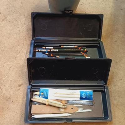 LOT 121: Joe Columbo Boby Trolley Cart with Art Supplies