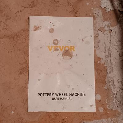 LOT 123: Vevor 25cm Electric Pottery Wheel with Accessories